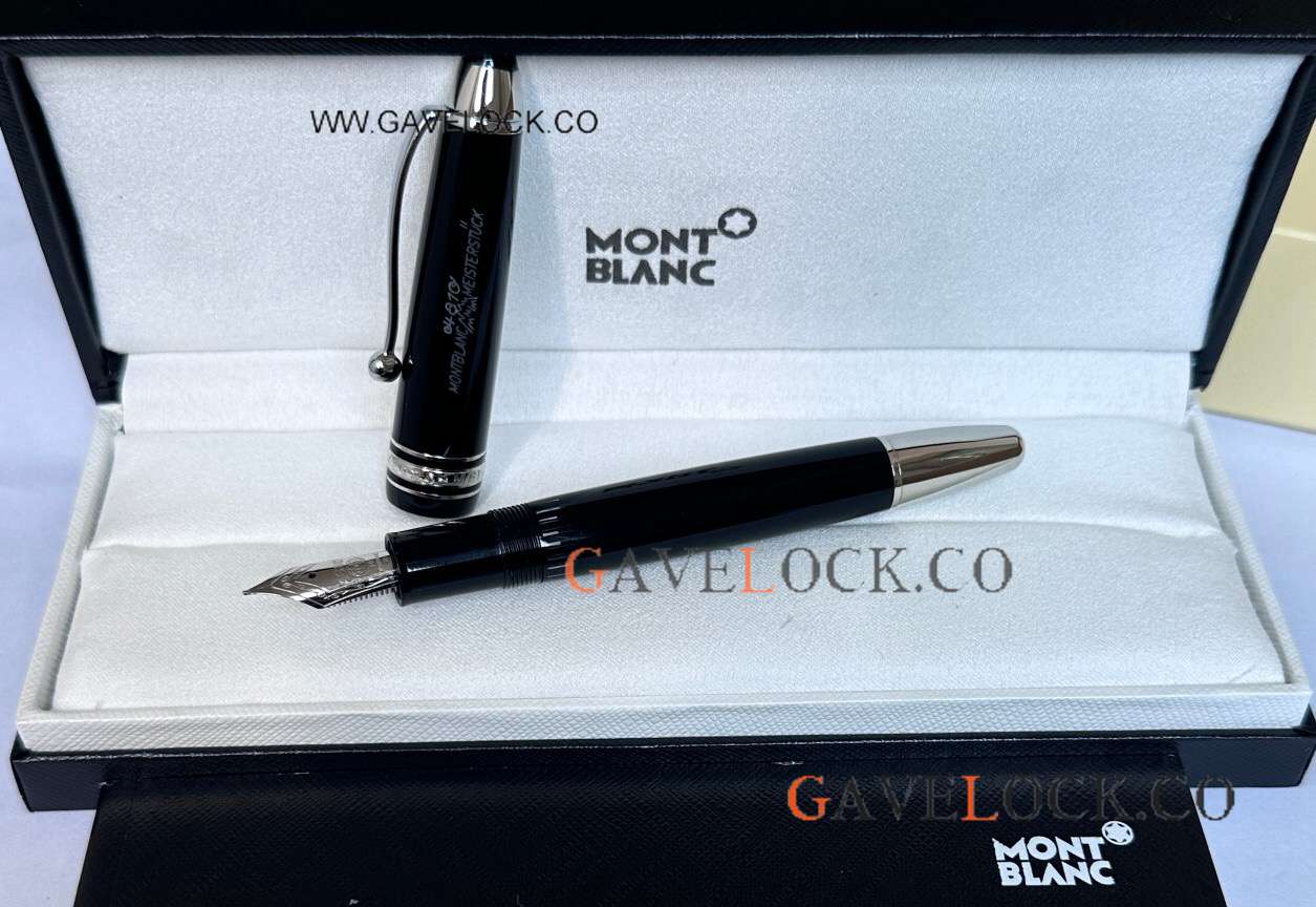 2024! AAA Montblanc Meisterstuck the Origin Collection Fountain Black-Silver